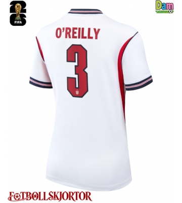 England Nico O'Reilly #3 Hemmatröja Dam VM 2026 Kortärmad